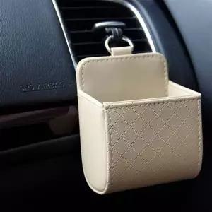 [RIZPICK]차량 용 카드 수납 함 자동차 용품 정리 포켓 ivory