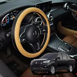 [RIZPICK]TBZ 렉스턴스포츠 호환 퀼팅 엠보싱 시즌2 핸들커버