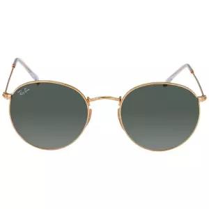 레이밴 라운드 플랫 렌즈 그린 클래식 G 15 남녀공용 선글라스 RB3447N 001 53 5901682