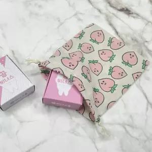 복조리 더스트백 조리개파우치 중 면파우치 린넨파우치 더스트백 복조리파우치