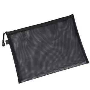 대형 메이크업 A4사이즈 망사파우치 블랙색상 망사파우치 메쉬파우치 매쉬파우치