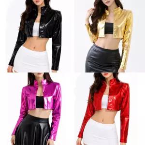 숏자켓 227/야스타 레자 자켓 무대 공연 댄스복 상의