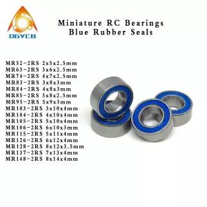 10pc MR84 2RS 4x8x3mm 미니 소형 베어링 MR52 MR63 MR74 MR83 MR85 MR95 MR104 MR105 MR106 MR115 MR117 M