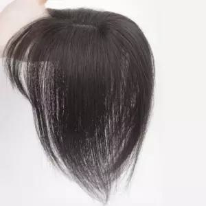 여자 정수리 부분가발 앞머리 2컬러 자연스러운 스타일 변신커버 헤어피스 불파트 여성 볼륨 스러운 염색