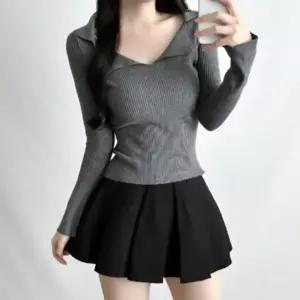 카라 V넥 골지니트 4color여성스런룩 여리여리 날씬한핏티 날씬해보이는 봄니트 얇은