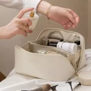 빅오픈분리파우치 수납 분리 여행용 올인원 목욕 공간 이너백 여성파우치 오픈파우치