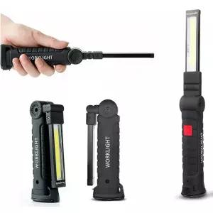 충전식 LED 자석 캠핑 랜턴 후레쉬 작업등LED라이트 LED램프 LED손전등 간편한