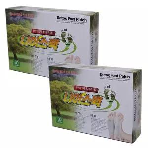 나이스팩 발건강 60포 발바닥 수액시트 힐링건강패치 수액시트 나이스팩 건강패치 발건강