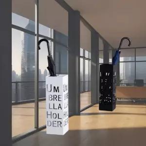 우산꽂이 철제 업소용 학교 사무실 카페 거치대우 철재 대형 사각 꽂이통 보관함 장우 장정리 장보관 레트