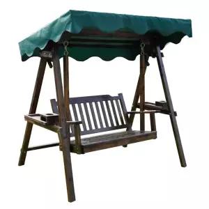 야외 원목 그네 조립식 통나무 스윙 포토존 흔들의자