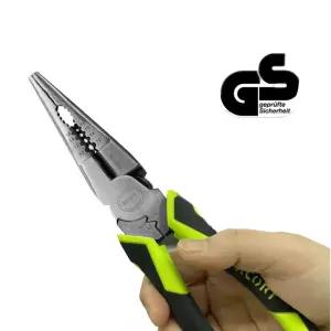 3IN1 커팅 스트리퍼 압착 XCORT HRC62 멀티 롱노우즈전선 작업용 용스트립퍼 케이블 노우즈 퍼기 컷팅기