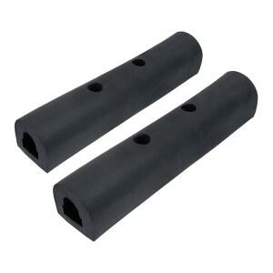 고무 범퍼 스트립, 범용 10인치 x 2인치 - 배송 밴, 작업 트럭, 트레일러, 적재 도크, 리어 펜더용 보호 가드(2팩)