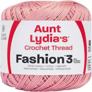 리디아 이모의 패션 코바늘 뜨개질 실 사이즈 3 - 부드러운 모브