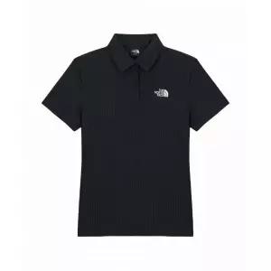THE NORTH FACE 노스페이스 NT7PS31C 여성 스윙 반팔 폴로 BLACK