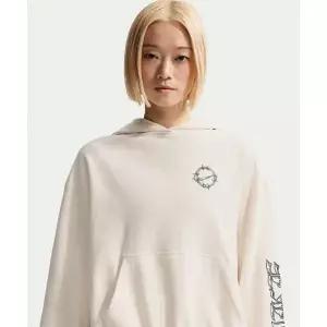 브랜드정품 나이키 NIKE 스포츠웨어 오버사이즈 프렌치 테리 그래픽 풀오버 후디 W - 초크:헤더:라이트 미