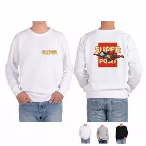 맨투맨 전색상 뉴트로 슈퍼우먼 프린트셔츠 Fxa9+4UOU