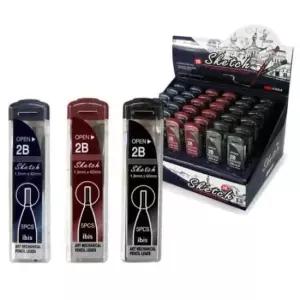 문구 스케치 샤프심 36개입 2B 1세트