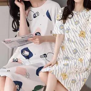 [로즈엘리][1 1] 달콤달콤 여름잠옷 롱원피스 반팔 홈웨어 2026