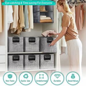 12/20 바구니 라벨 클립 온 보관함용 호환 재사용 호환 가능한 리유저블 흰색 분필 마커 2개가 포함 탈착식