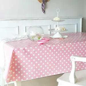 방수 식탁보 야외 도트 테이블보 pvc 2인 4인 6인 8인