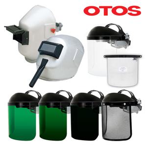 오토스 보안면 투명 용접면 용접 렌즈 안면 보호구 예초 벌초 차광 망사 비말 차단 보호면