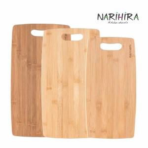 NARiHiRA 주방도마 플레이팅 대나무 타원도마 중 1P