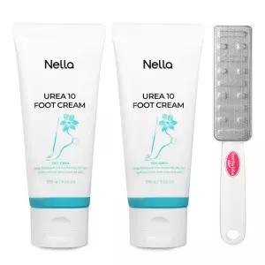 넬라 우레아 10 풋크림 2개+풋파일세트 /발각질제거 굳은살제거