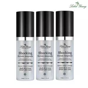 [라벨영] 주름개선 생기케어 에센스+세럼+앰플이 하나로 쇼킹소름앰플 2+1