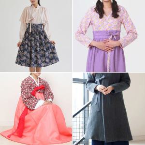 소잉데일리_패턴인] 여성 남성 한복 패턴 모음 전통 철릭 퓨전 생활