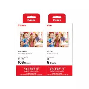 캐논 RP-108 셀피 인화지 2세트 (218매) 포토프린터용 인화용지 + 카트리지 포함 / SELPHY 시리즈 전용 ok