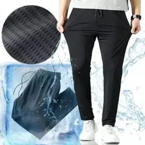 남자 봄 여름 냉감 츄리닝 밴딩 바지 작업복 쿨 냉감 아이스 헬스 러닝 팬츠 노가다 GN0311