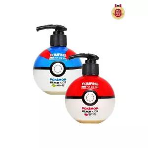 리치 포켓몬볼 키즈 펌핑치약 250g (딸기/사과 2종 택1) x 1개