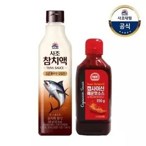 [사조대림] 해표 참치액 500g + 소스레시피 캡사이신매운맛소스 550g
