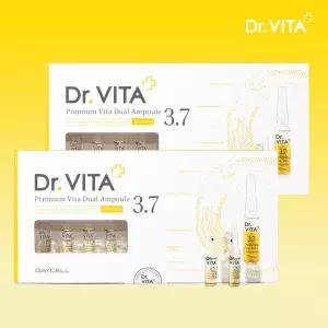 [1+.1] 주름미백 개선! 닥터비타 프리미엄 비타 듀얼 앰플 3.7 (2ml x 10ea)