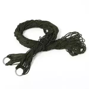 캠핑 그물 침대 해먹 그린 200x80cm 그물침대