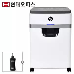 HP 중형 문서세단기 W2518CC +오일 최대 18매 파지함 25L 파쇄기 세절기 카드세단