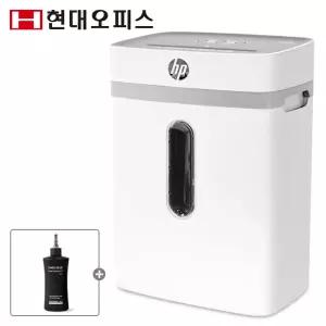 HP 중형 사무용 문서세단기 W2312CC-K3 +오일 최대 12매 파지함 23L 세절기 파쇄기