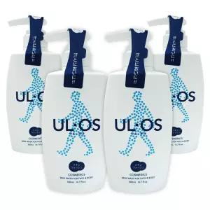 우르오스 스킨 워시 올인원 남자 바디워시 바디클렌저 500ml 4개