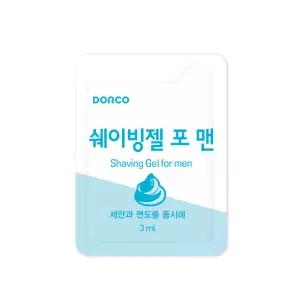 도루코 일회용 쉐이빙젤 3ml 여행용 휴대용 면도 쉐이빙 크림 폼 젤 거품