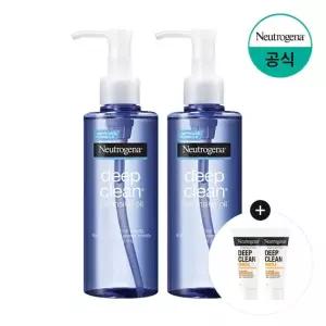 딥클린 클렌징 오일 200ml x2 + 증)젠틀 포밍 클렌저 10g x2
