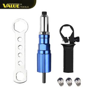 VALUE 드릴용 리벳 아답터 세트 40102 전동드릴용 리베트건 스텐레스 어댑터