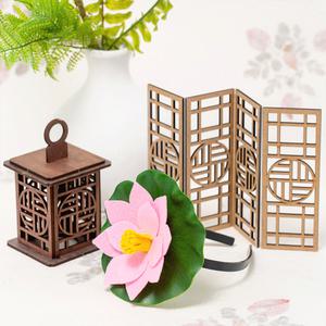 [민화샵] 전통 펠트 연꽃 머리띠 만들기 DIY 헤어밴드