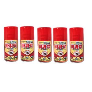 원터치 바퀴싹200ml 5개 묶음 바퀴벌레 개미 거미 실내벌레 약 퇴치 제거제 살충제 빈대 벌레 벼룩 연막탄