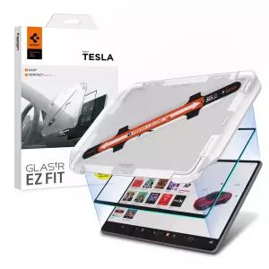 모델Y 주니퍼 테슬라 모델3 하이랜드 앞좌석 디스플레이 저반사 지문방지 액정필름 글라스tR 이지핏AG