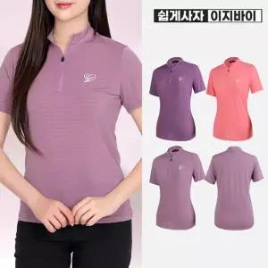 [이지바이] 페어리 여성 쿨메쉬 냉감 여름 등산 아웃도어 기능성 반팔 메쉬 집업 티셔츠(W5ST17)