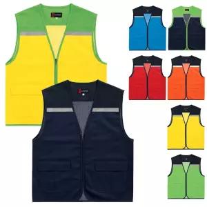 브이넥 단체조끼 망사 여름 봉사 단체 체육대회 학교 안내 행사용 스태프 L203