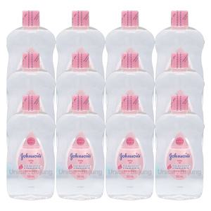 존슨즈 베이비 오일 500ml 12개 / 핑크 레귤러 온가족 아기 바디오일