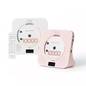 [2024년 10월 신제품] 무선 스탠드형 CD DVD플레이어 EA1000D CD DVD리핑 자동재생 베이비볼륨 차일드락
