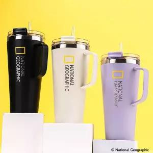 [내셔널지오그래픽] 크루즈 이중 스텐 텀블러 945ml 빨대 보온병 보냉병 보냉컵 보온컵 단체선물