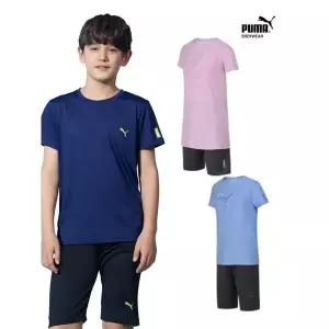 [하프클럽/푸마 언더웨어]이제 구매할때 우리아이 홈웨어 상하세트 2종 택일